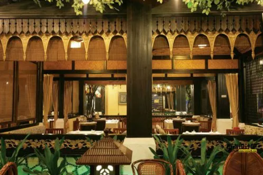 秘境主题东南亚风格云南菜餐厅设计实景拍摄图
